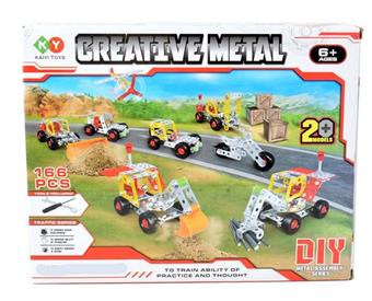 166pcs metal assembled toys   ITEM NO.： W042441
