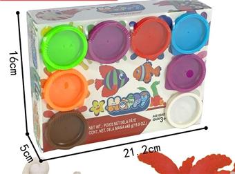 Eight bottles of Er'an colored clay   ITEM NO.： W053621