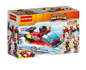 Fire series - Extreme speed fire boat 49pcs   ITEM NO.： W046148