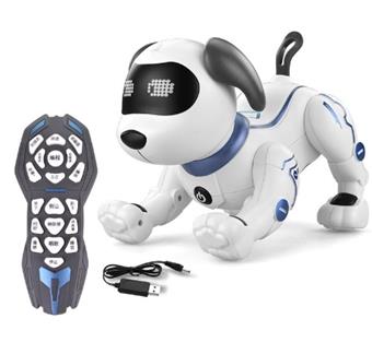 2025 Mechanical Dog Intelligent Stunt Dog Intelligent Machine Dog Programming Stunt Remote Control Dog Intelligent Robot Music Dancing Machine Dog Intelligent Remote Control Stunt Machine Dog Programming Stunt Dog Music Ability K16   ITEM NO.： W055138