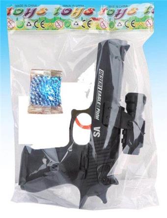 Black continuous firing water tank gun with 6MM water tank   ITEM NO.： W063677