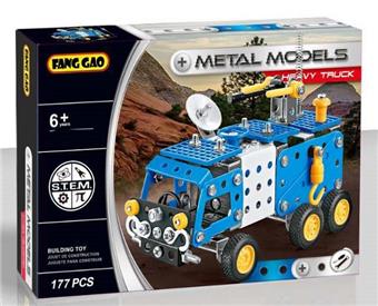 Assemble metal blue police car   ITEM NO.： W042489