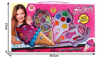 Factory version ice cream with three layers of beads and cosmetics   ITEM NO.： W058323