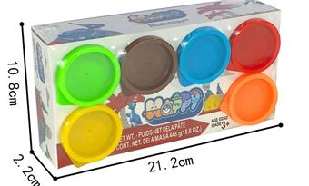 Six bottles of Er'an colored clay   ITEM NO.： W053623