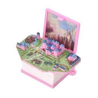 Folding key chain exploding bomb book network red toy Tiktok e-commerce exploding castle key chain three-dimensional folding book novel toy   ITEM NO.： W048382
