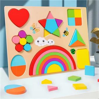 Rainbow shaped drawing board   ITEM NO.： W043384