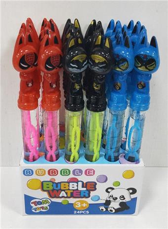 Little Iron Man Bubble Stick (regular uncovered) (24 sticks)   ITEM NO.： W043059