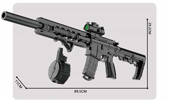 Electric Water Bullet Gun - M4 Viper Hand Automatic Bottom Feeding (Cartridge+Drum Version)   ITEM NO.： W064646