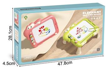 Colorful Elephant Puzzle Board (with Tangram)   ITEM NO.： W056545