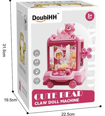 Strawberry Bear Doll Machine (Small)   ITEM NO.： W062889