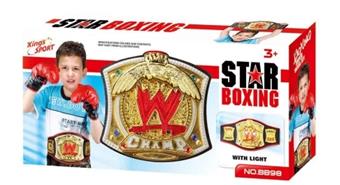 Color box 2-in-1 1WWE gold belt (with light)   ITEM NO.： W063285