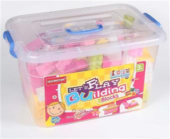 Building block storage box 1 # 5 # multi-color mixed weighing 1150 grams (approximately 200 PCS)   ITEM NO.： W045278