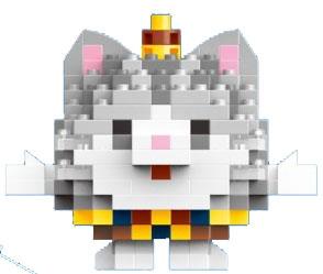 Short 218PCS low-priced impulse version - Micro Particle Building Blocks   ITEM NO.： W044826
