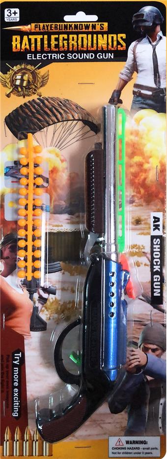 Chicken version double tube inflation soft bullet gun, three color mixed (with one pack of water bullets)   ITEM NO.： W063684
