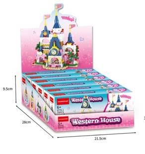 Liuhe One Castle 589PCS (6-pack)   ITEM NO.： W045812
