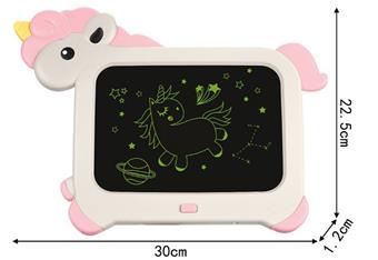 8.5-inch Color Unicorn LCD Writing Board (without Press Music)   ITEM NO.： W056602