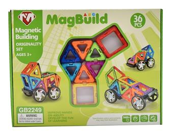 36 children's puzzle magnetic building blocks   ITEM NO.： W043601