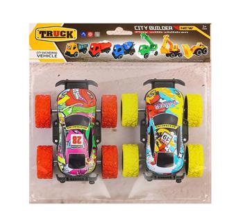 Dual inertia off-road tin car   ITEM NO.： W046986