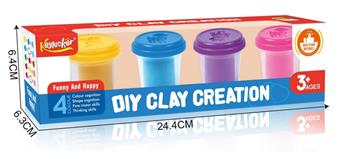 Add 4 bottles of colored clay   ITEM NO.： W051926