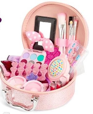 Half circle glitter makeup bag   ITEM NO.： W059489