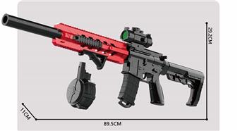 Electric Water Bullet Gun - M4 Viper Hand Automatic Bottom Feeding (Cartridge+Drum Version)   ITEM NO.： W064644