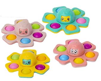 Small 6-clawed Octopus Anti rodent Top (Rotating Variable Face)   ITEM NO.： W041723