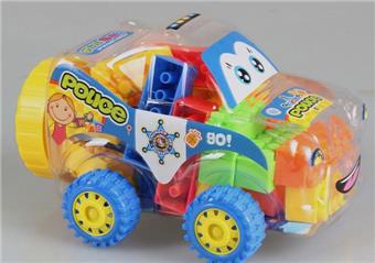 Mini police car multi-color mixed weighing 100g (approximately 25PCS)   ITEM NO.： W045363