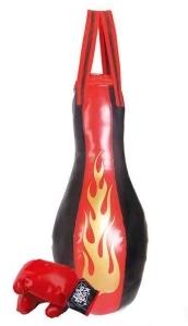 Mesh bag bowling shaped sandbag   ITEM NO.： W063306