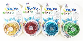 Three bearing alloy yo yo (UV coated 4 colors)   ITEM NO.： W047844