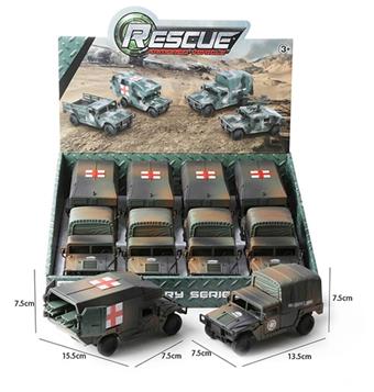 Inertial Hummer military vehicle (8 units, 2 mixed models)   ITEM NO.： W041760