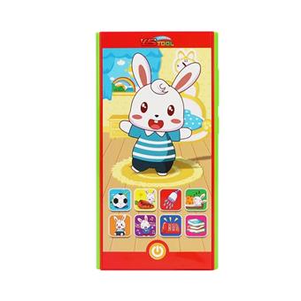 Rabbit Xiaobei, who loves learning Chinese, is learning mobile phones   ITEM NO.： W061536