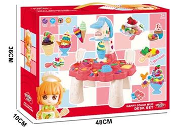 Ice cream clay table set   ITEM NO.： W052534
