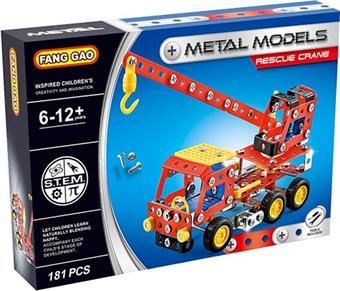 181PCS metal assembled fire crane   ITEM NO.： W042525