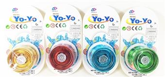 Three bearing alloy yo yo (UV coated 4 colors)   ITEM NO.： W047836
