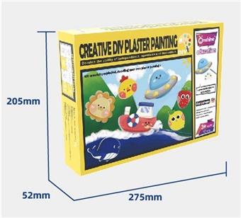 Creative Gypsum Painting A - Animals   ITEM NO.： W043724