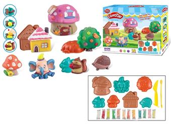 Mushroom House Dumbo Series with 12 Color Mud   ITEM NO.： W053277