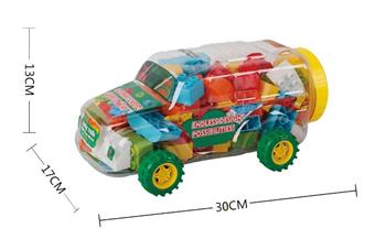 Approximately 54pcs of school bus weighing 300g in large particles   ITEM NO.： W046215