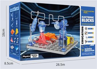 Space electric maze circuit building block toy   ITEM NO.： W062087
