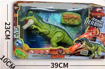 27M remote-controlled dinosaur: Tyrannosaurus rex simulation animal dinosaur electric dinosaur model automatic bubble blowing transmitter   ITEM NO.： W055363