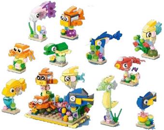 Fish Fun Building Blocks 344PCS low-priced impulse version (10pcs/box)   ITEM NO.： W044619