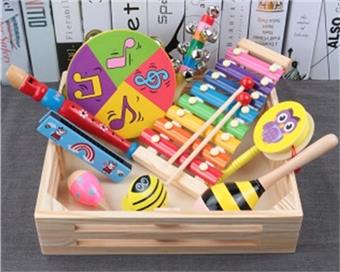 Nine piece set of musical instruments   ITEM NO.： W043773
