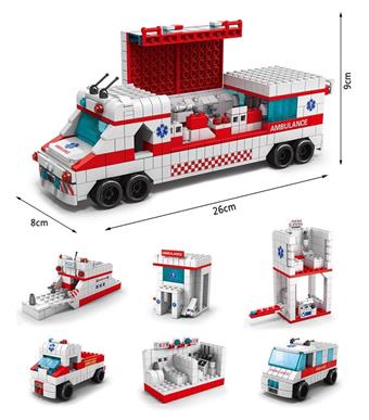 Ambulance 1000pcs building blocks   ITEM NO.： W045975