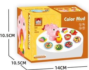 Pufferfish Noodle Machine Color Mud Set DIY   ITEM NO.： W053033