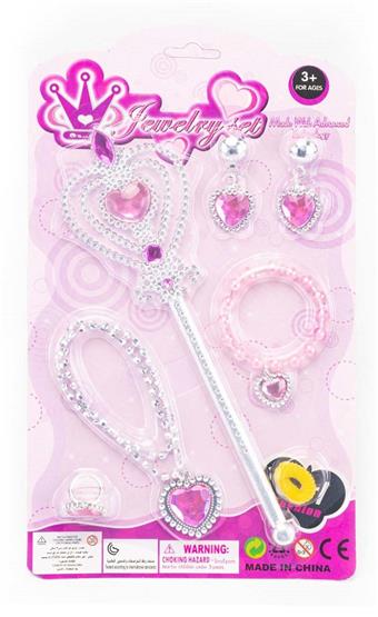 Princess Fairy Stick Electroplating Jewelry Set   ITEM NO.： W057767