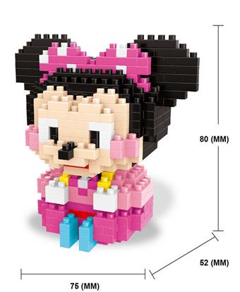 Disney Minnie 320pcs   ITEM NO.： W046093
