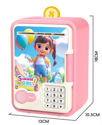 Girl's electric piggy bank (piggy bank)   ITEM NO.： W050919