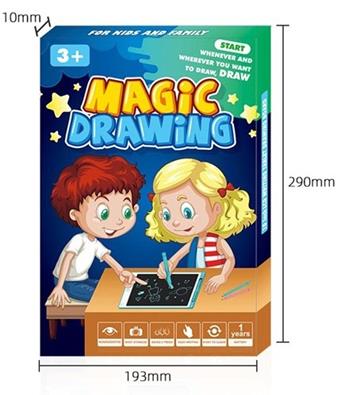 Blue 12 inch white surface sticker color screen LCD writing board drawing board with screen lock   ITEM NO.： W056453
