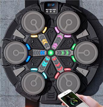 Cross border Bluetooth Boxing Target Home Fitness Lighting Music Boxing Trainer Children's Boxing Machine Boxing Wall Target   ITEM NO.： W062655