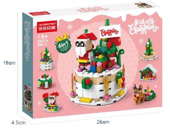 288PCS Christmas cake building blocks   ITEM NO.： W044407