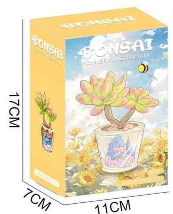 Succulent Building Blocks Flower Workshop 173PCS - Flower Series   ITEM NO.： W060035